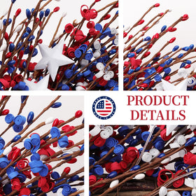 WSTPUPU easy-to-hang patriotic decor for versatile home styling