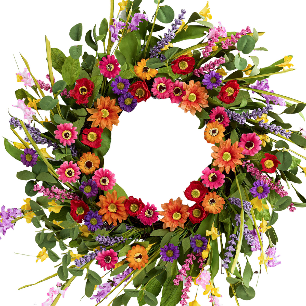 WSTPUPU artificial wreath brings color and texture to indoor or outdoor spaces