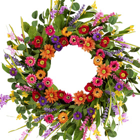 WSTPUPU artificial wreath brings color and texture to indoor or outdoor spaces