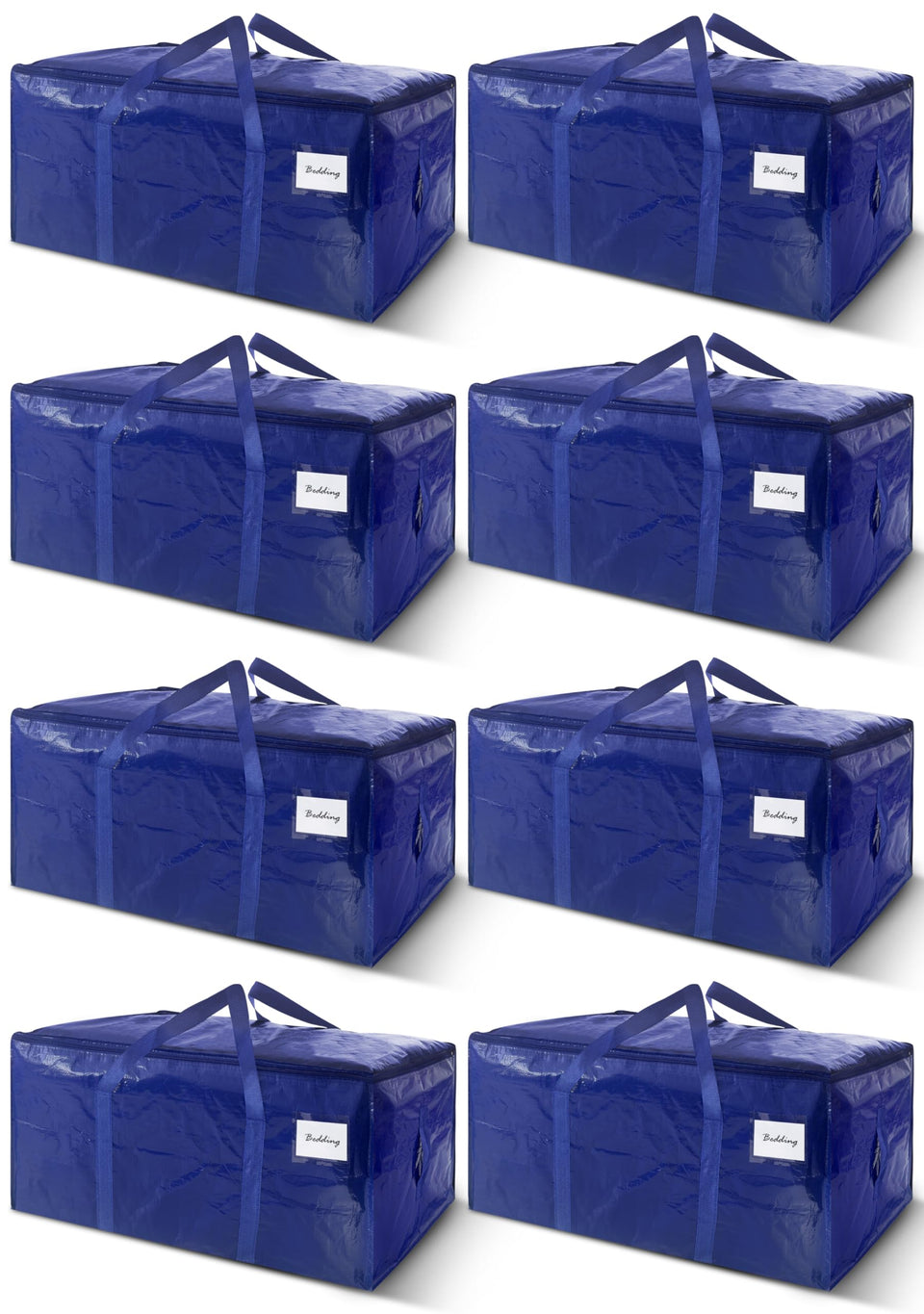 WTREE 8-pack moving bags with 24 gal capacity, ideal for bulky items during moves.