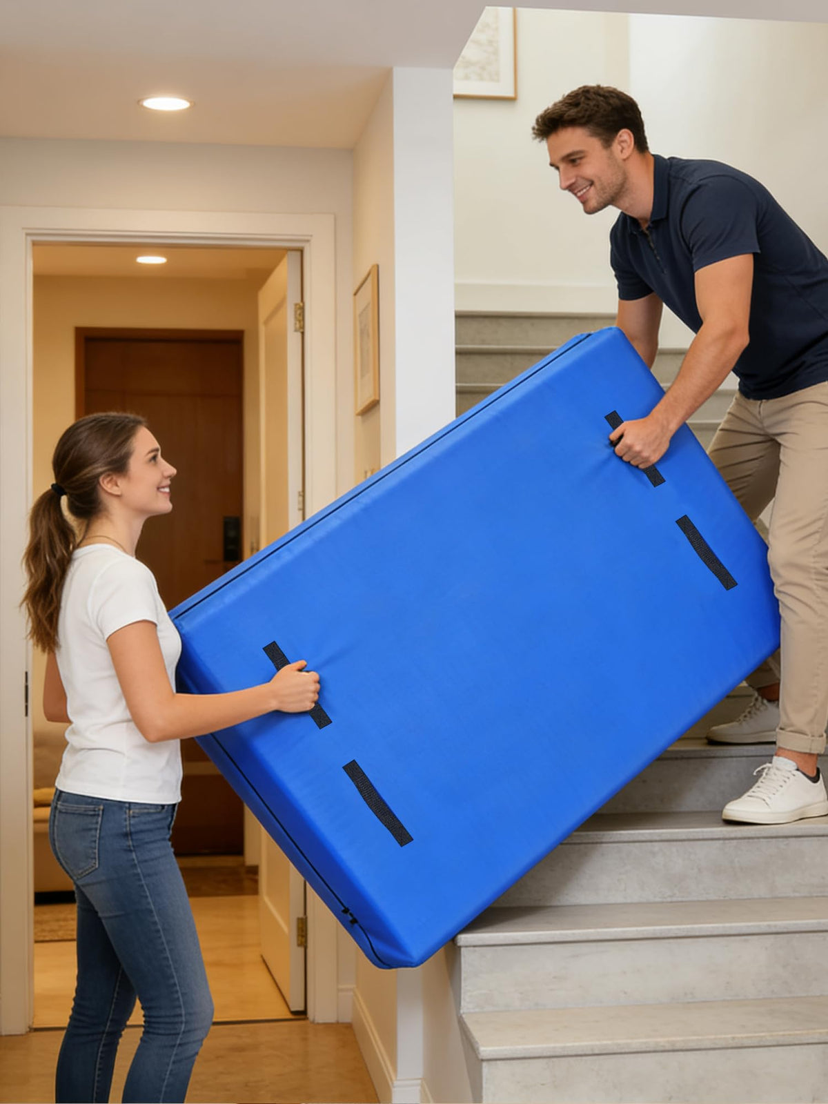 WTREE reusable tarp bag reduces waste across multiple moves.