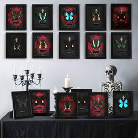 WTUAWB long-lasting preservation butterfly art for elegant spaces