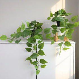 WucaFl flexible hanging vines allow easy shaping of cascading displays