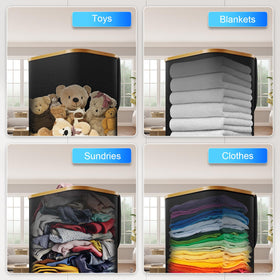 Wuevu Laundry Hamper in dorm rooms keeps laundry organized