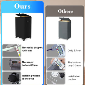 Wuevu Laundry Hamper versatile for clothes, towels, or toys