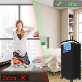 Wuevu Laundry Hamper under-bed storage saves space