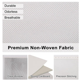 WUIKE beige neutral design bin blends with decor while organizing.