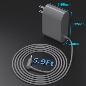 WUKUR Dyson 26V charger compatibility label shows supported models.