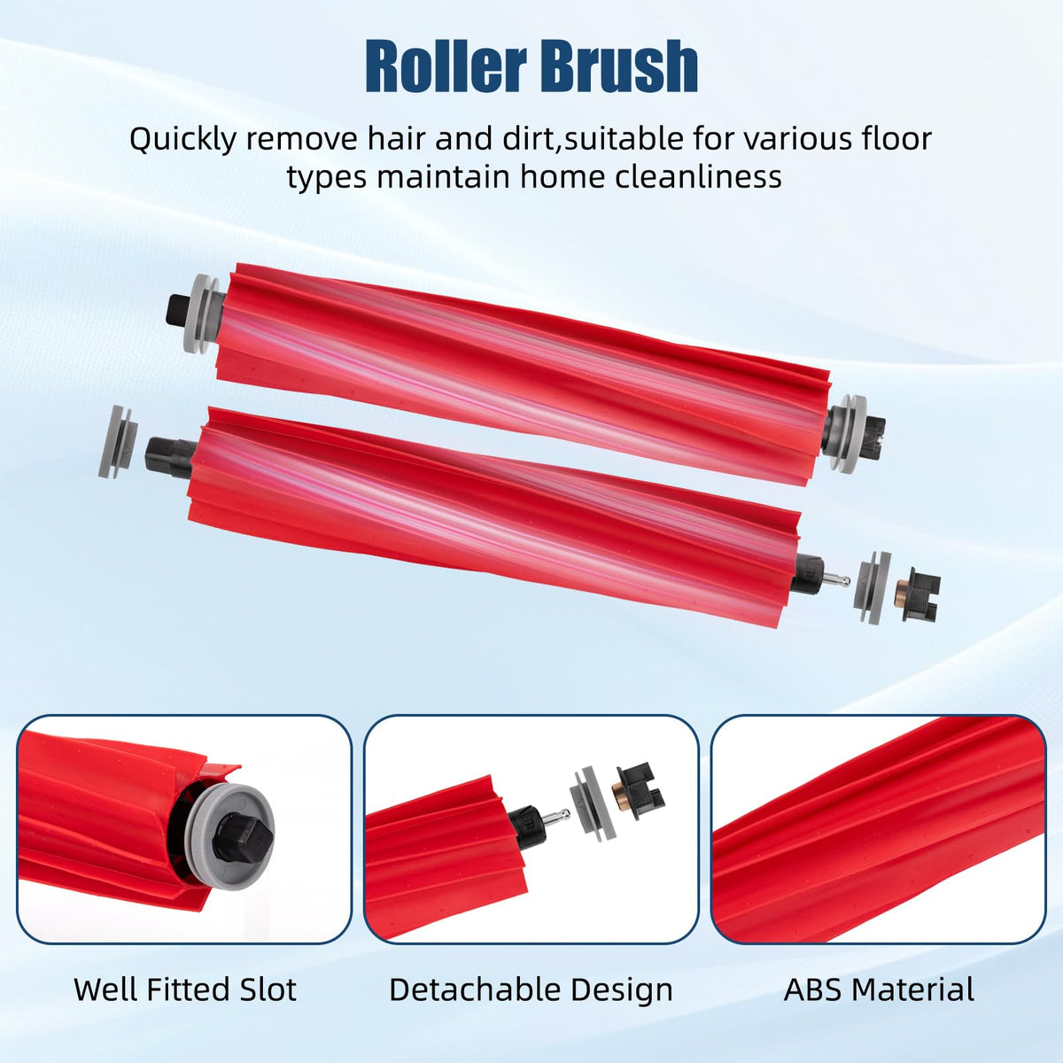 Wulwun Roborock Qrevo HEPA filter traps dust and pet hair effectively.