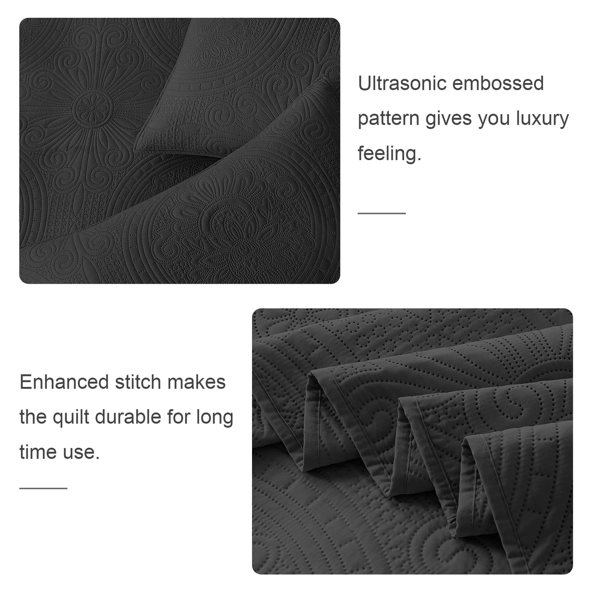 Set used as sofa or RV bedding, illustrating multipurpose functionality.