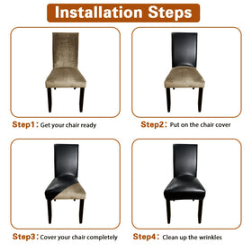 WUSOUPU care guide for leather chair covers with simple maintenance tips.