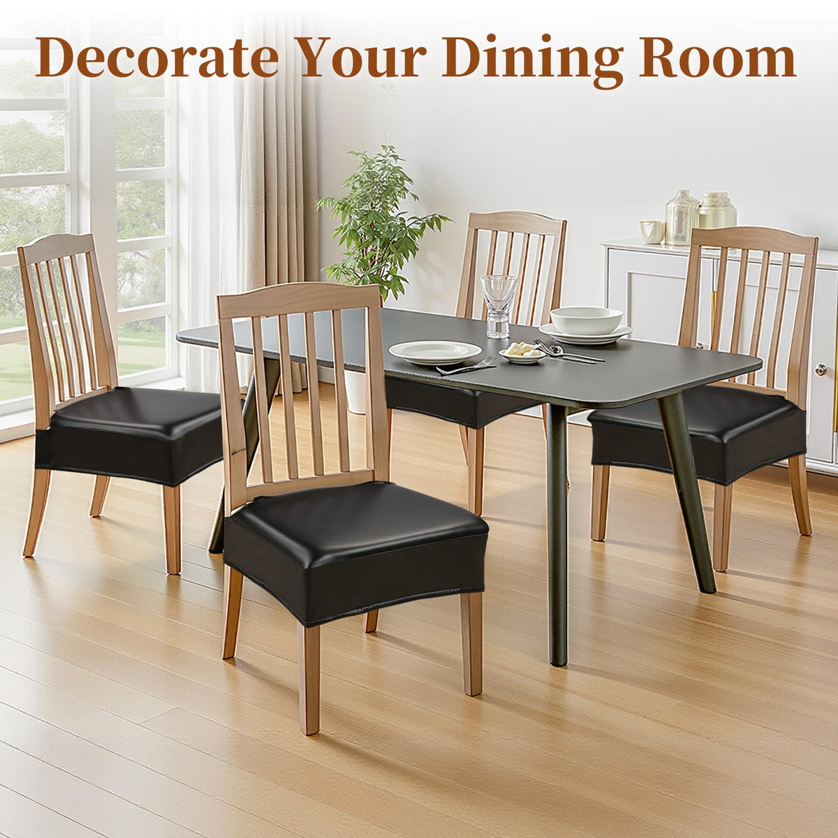 WUSOUPU chair covers wipe clean easily after spills