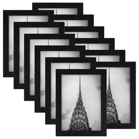 WUTL 5x7 black frame set, packaged securely for safe delivery.