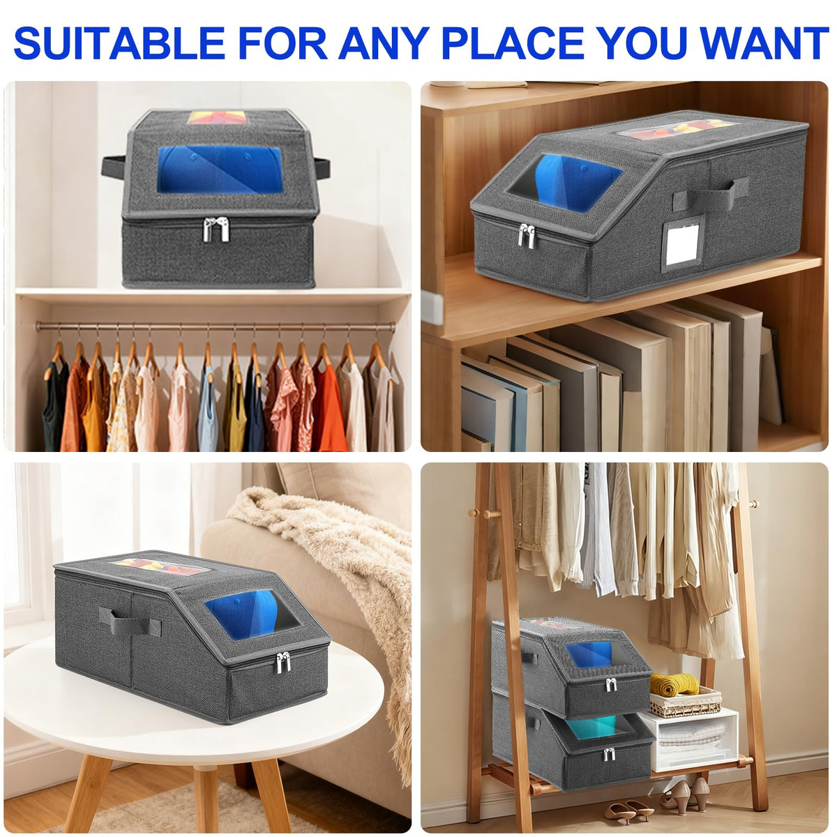 WUUOOD Hat Organizer doubles as multipurpose storage for clothes and accessories