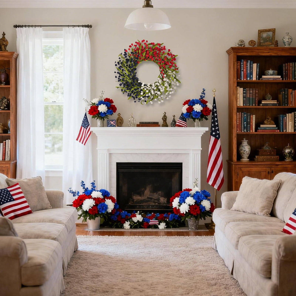 WWMira handmade PE flowers ensure secure arrangement and lasting appeal.