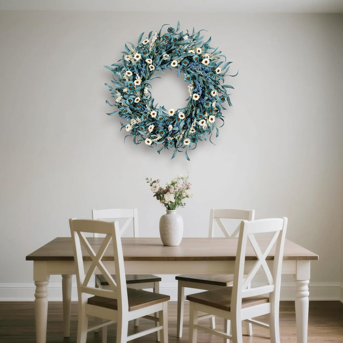 wwmira indoor outdoor decor wreath blends versatility with year-round charm.