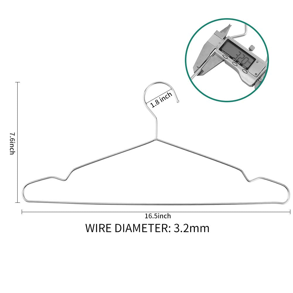 WYCQKL hanger in chrome finish resisting water and rust for moist spaces