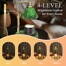 WYghyronic flameless candle warmer lamp demonstrates safe, smoke-free fragrance.