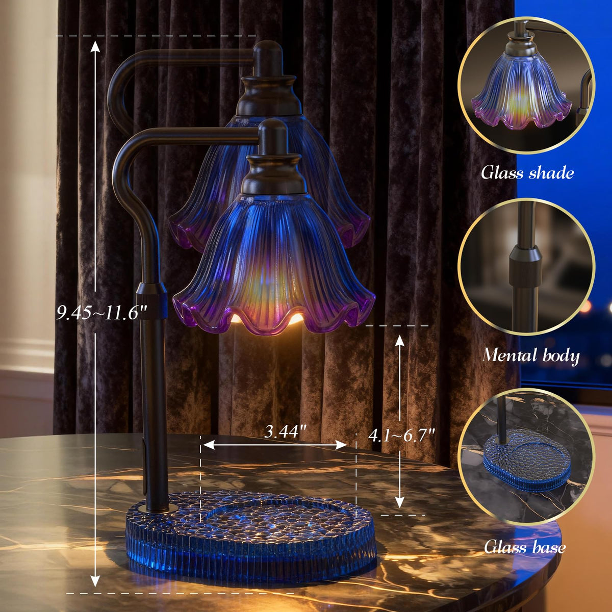 WYghyronic Candle Warmer timer with memory for easy routine