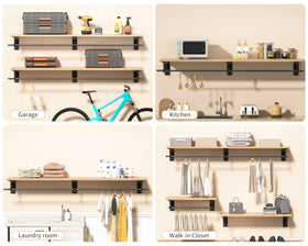 WYGWP bracket adds 30% more hanging capacity to your closet