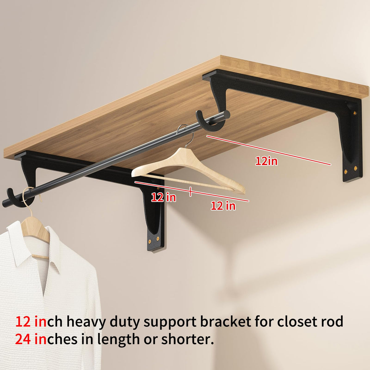 WYGWP integrated rod holder saves space while expanding hanging capacity