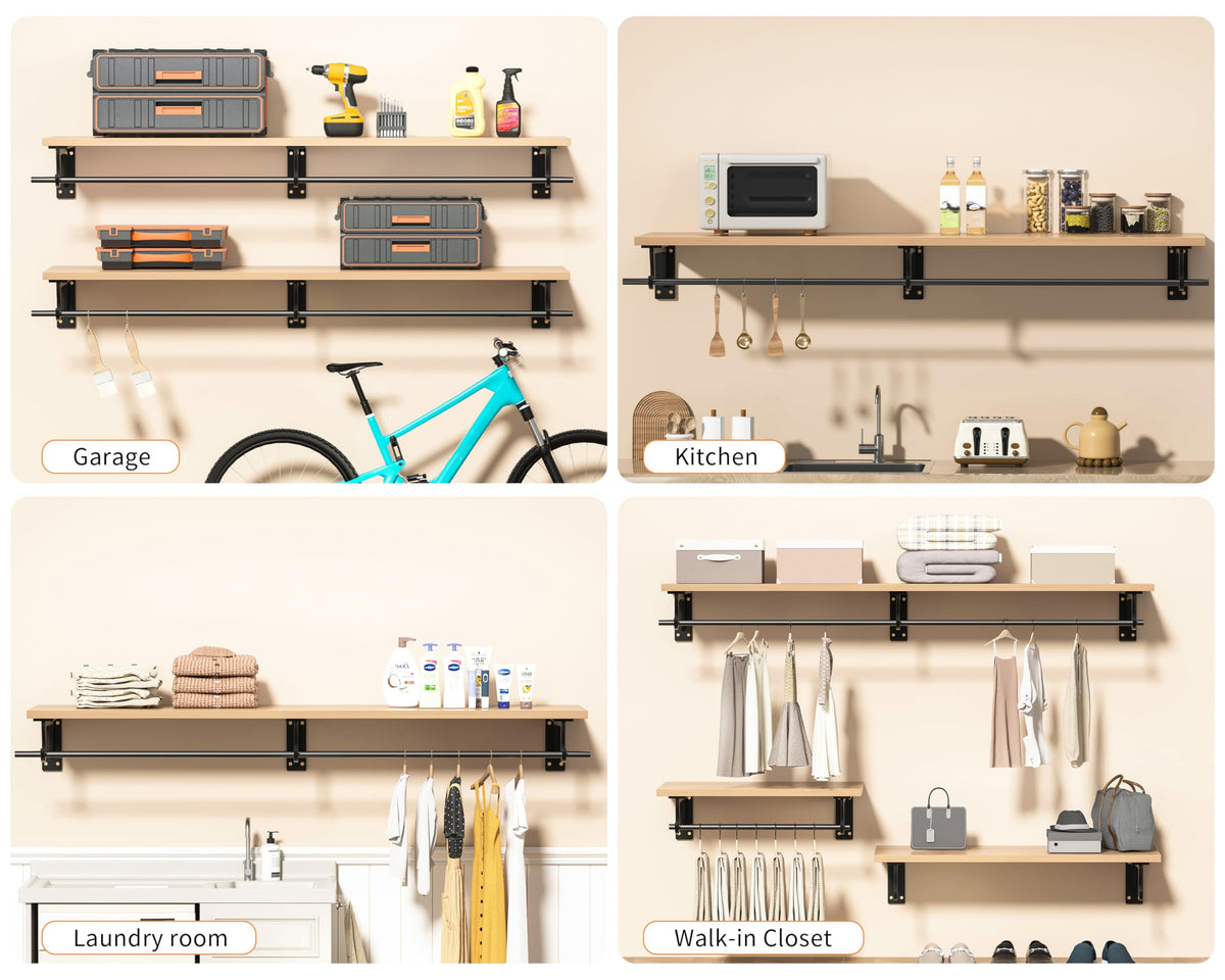 WYGWP versatile placement for closet, bathroom, and kitchen storage