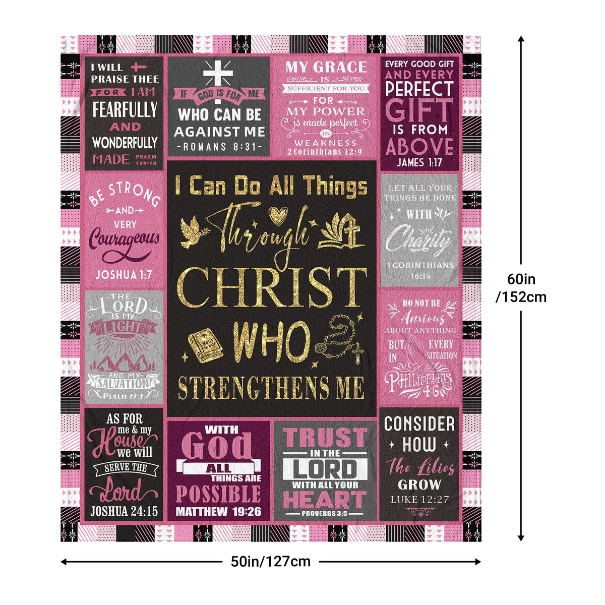Wyhcxl baptism gift blanket for women, a meaningful faith moment.
