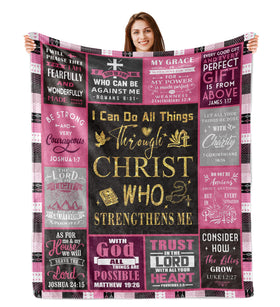 Wyhcxl soft-flannel blanket for Christian gifts, providing cozy warmth and comfort.