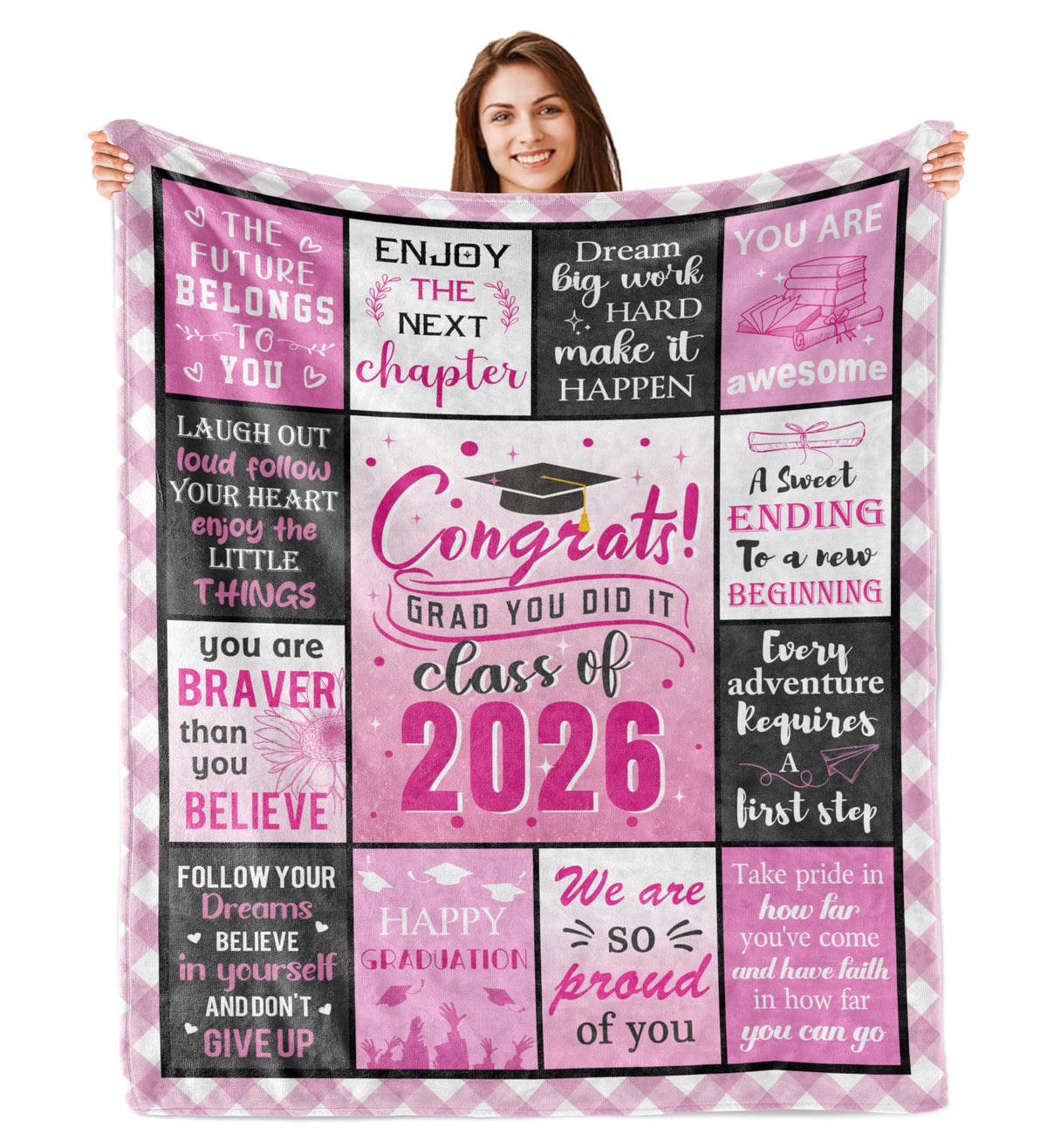 Wyhcxl graduation blanket cozy touch for warm, comforting evenings.