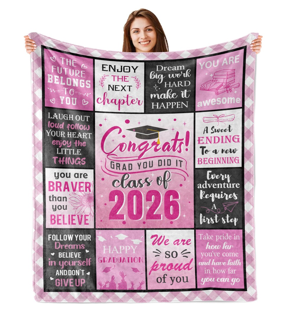 Wyhcxl graduation blanket cozy touch for warm, comforting evenings.