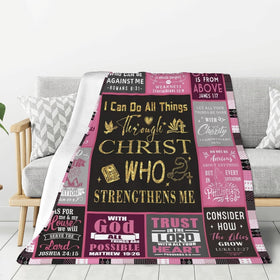 Wyhcxl women's religious blanket delivering gentle warmth for home use.