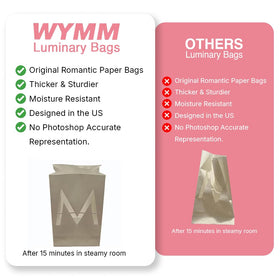 WYMM moisture-resistant luminary bags ensure durable display