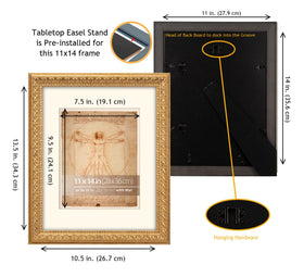 WYNCO 8x10 mat opening demonstrates compatible photo size
