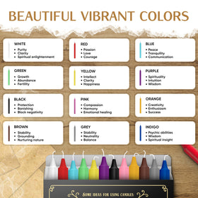 Wyspell vibrant color range supports mood work, focus, and spell casting.