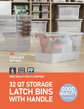 WYT 32 qt bin lid with wheel grooves for stable stacking