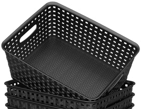 WYT versatile baskets suit kitchen, bathroom, or office organization.
