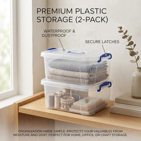 WYT semi-clear design shows contents while shielding from dust