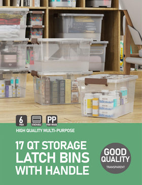 WYT translucent lid lets you spot contents at a glance.