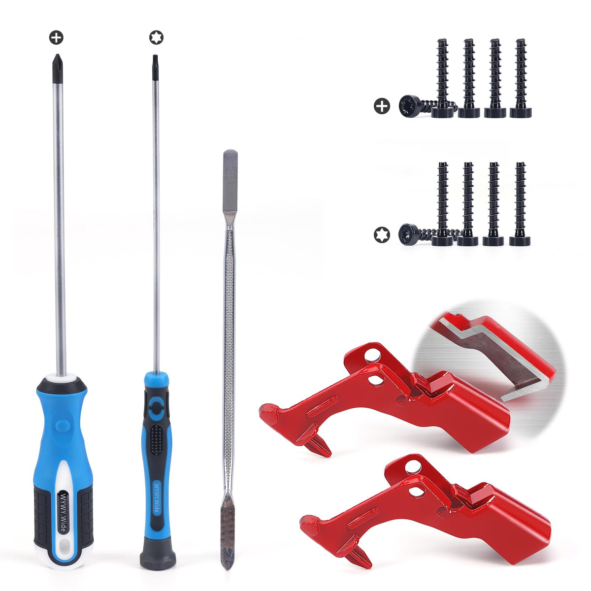 WYWY.Wide metal trigger switch for Dyson V10 and V11 improves durability.