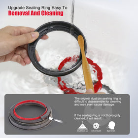 Packaging includes dust-bin top fixed seal and a T8 screwdriver.