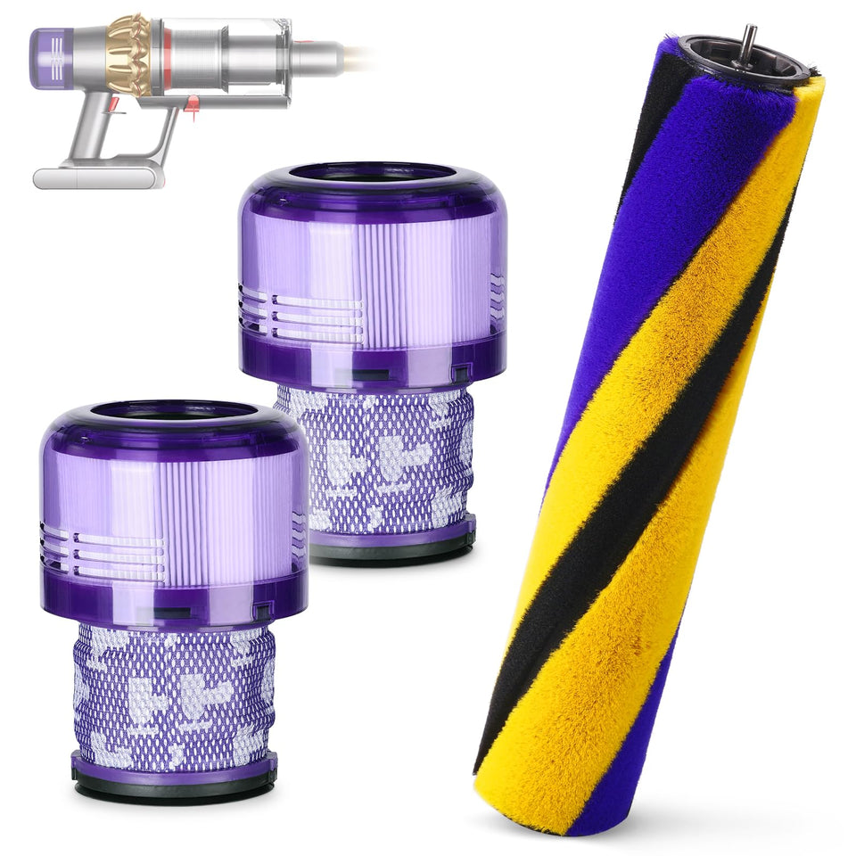 WYWY.Wide soft roller brush bar for Dyson V15 Detect offering gentle floor cleaning
