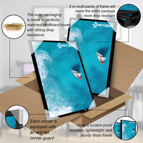 Wyxgiv display size keeps posters centered and secure