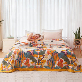 Ideal bed spread or couch throw to elevate decor.