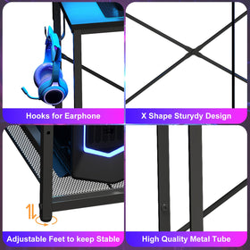 X-cosrack sturdy frame offers stability in dorms or bedrooms