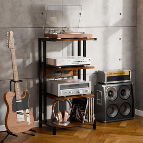 X-cosrack cable-management-friendly design keeps cords tidy.