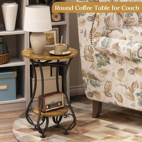 X-cosrack compact end table is ideal beside sofa, bed, or balcony.