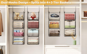 X-cosrack versatile storage solution for closet, bathroom, pantry, and laundry.