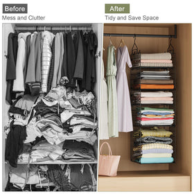 X-cosrack dorm closet solution for laundry and wardrobe needs