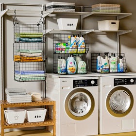X-cosrack baskets holding up to 20 pounds each