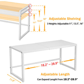 X-cosrack heavy-duty shelf safely supports up to 110 lbs for pots and small appliances